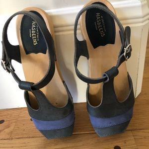 Hasbeen peeptoe clog  38